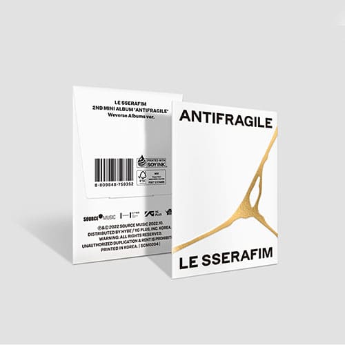 LE SSERAFIM - 2ND MINI ALBUM [ANTIFRAGILE] WEVERSE ALBUMS Ver. - KPOPHERO
