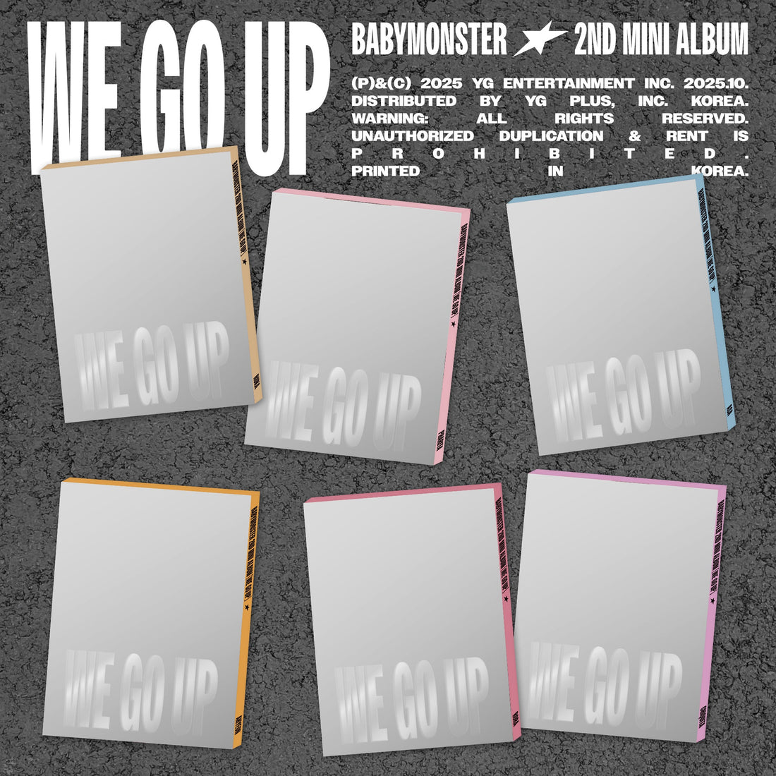BABYMONSTER - 2nd Mini Album [WE GO UP] PATTERN Ver. AHYEON / GIFT