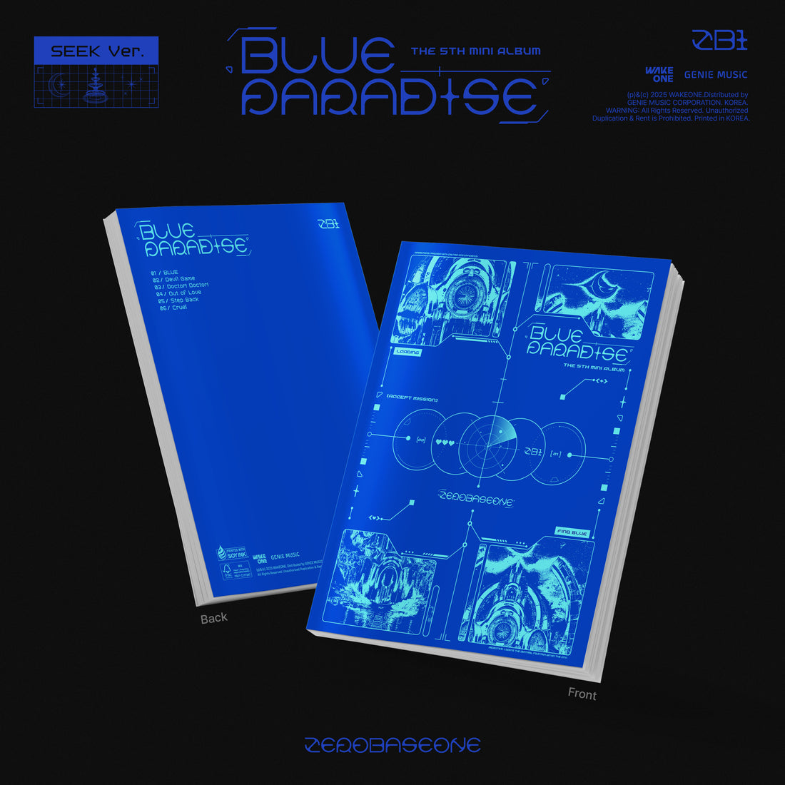 [SALE] ZEROBASEONE - The 5th Mini Album [BLUE PARADISE] Standard Ver.