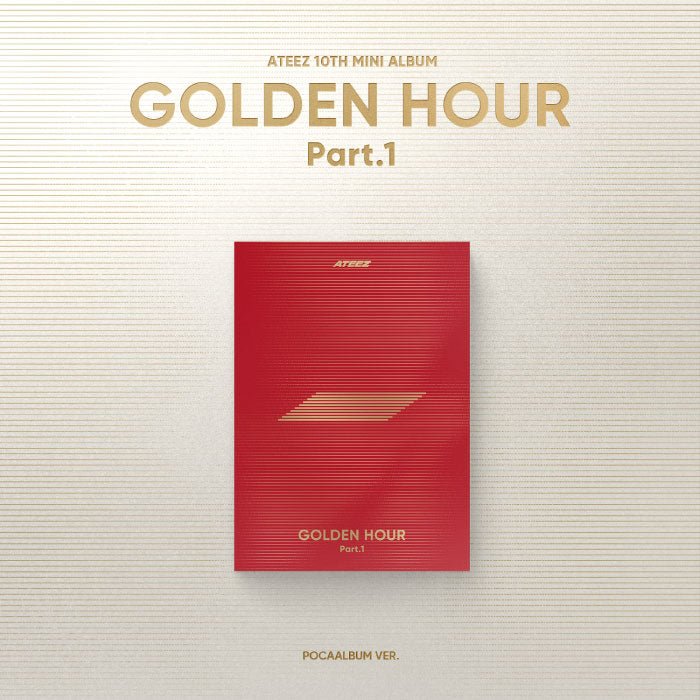ATEEZ - 10TH MINI ALBUM [GOLDEN HOUR : Part.1] POCAALBUM Ver. - KPOPHERO