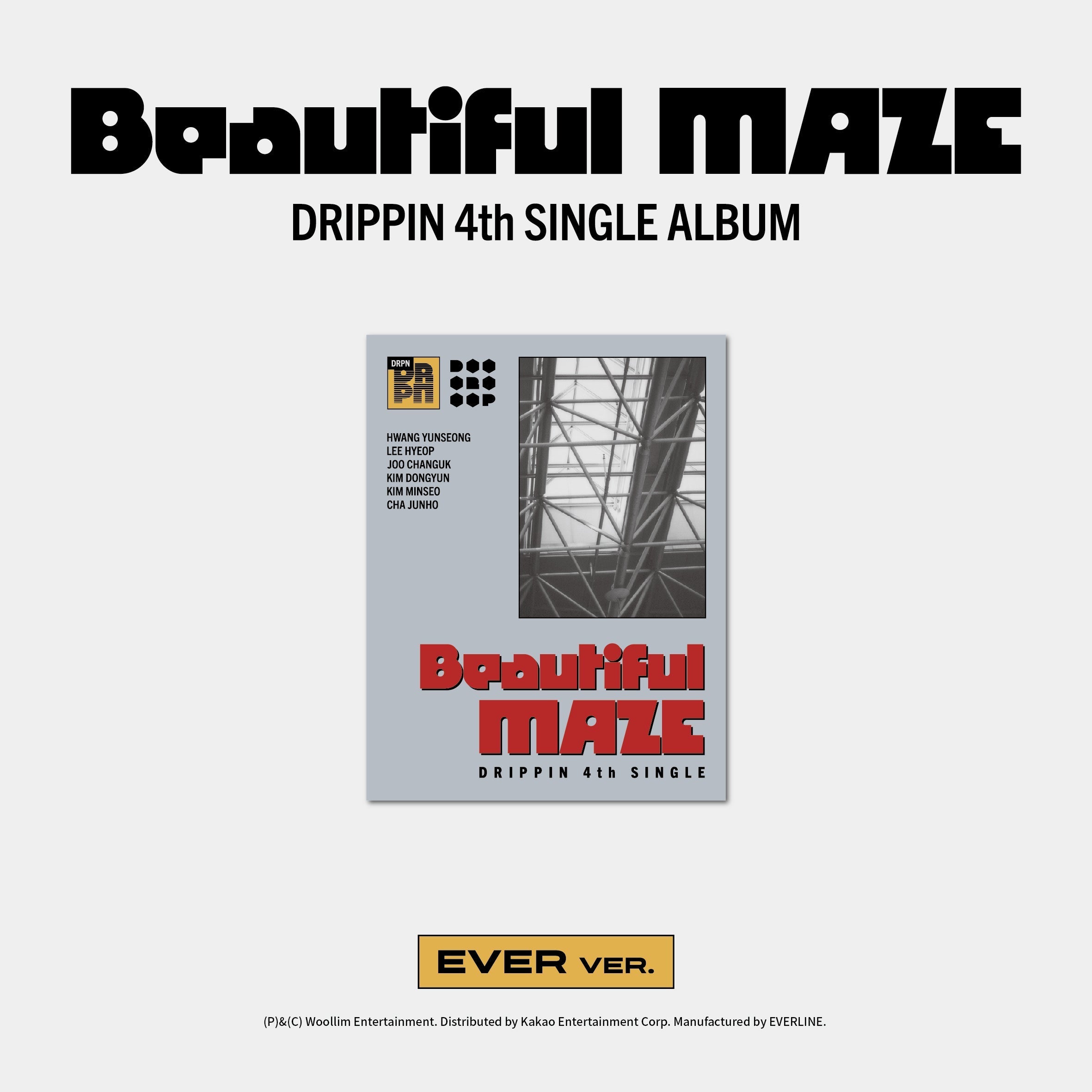 DRIPPIN - 4TH SINGLE ALBUM [Beautiful MAZE] EVER Ver. - KPOPHERO