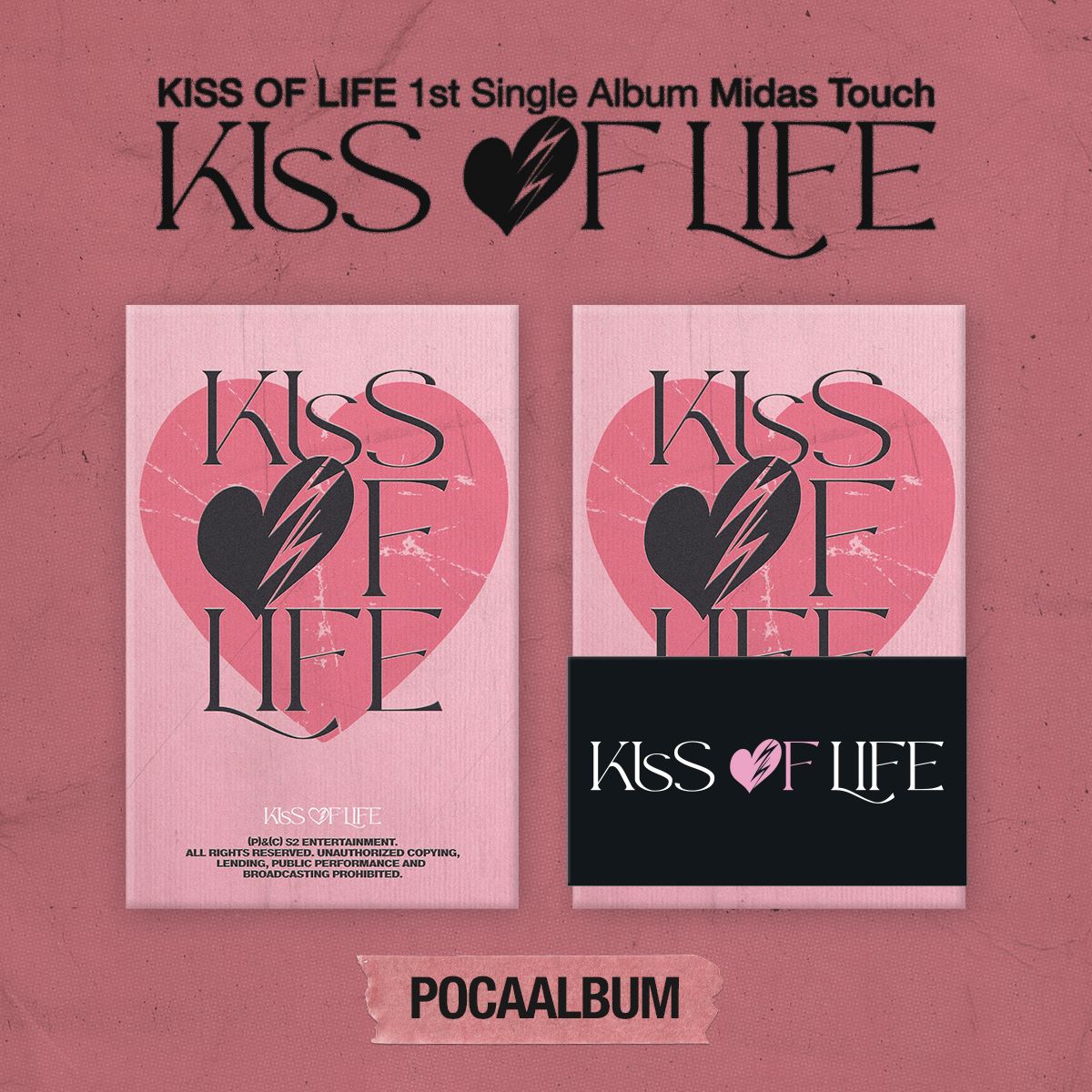 KISS OF LIFE - 1ST SINGLE ALBUM [MIDAS TOUCH] POCA Ver. - KPOPHERO