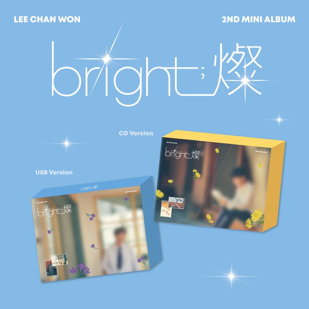 LEE CHANWON - 2ND MINI ALBUM [bright;燦] PHOTOBOOK + CD Ver. - KPOPHERO