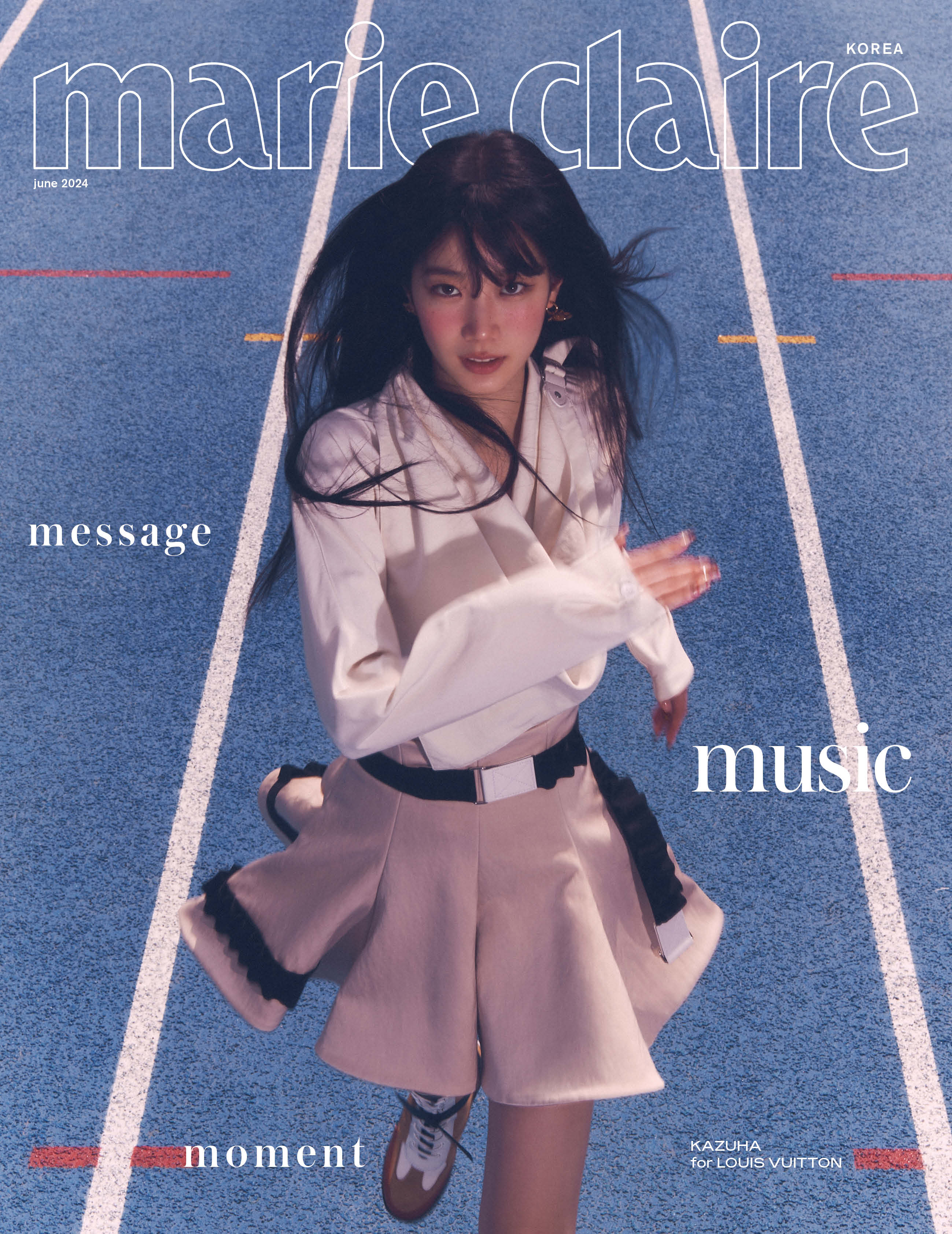 marie claire - [2024, JUNE] - Cover : LE SSERAFIM KAZUHA COVER B - KPOPHERO