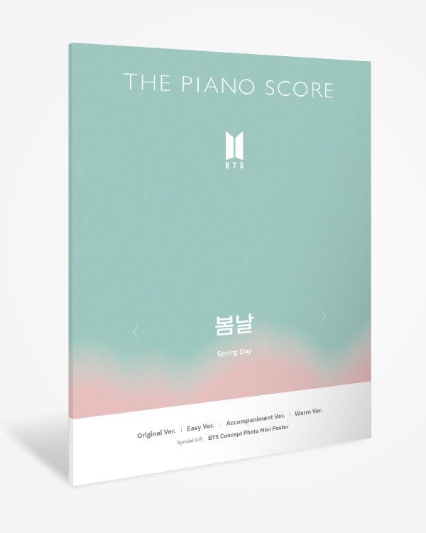 THE PIANO SCORE : BTS (방탄소년단) '봄날 (Spring Day)' - KPOPHERO