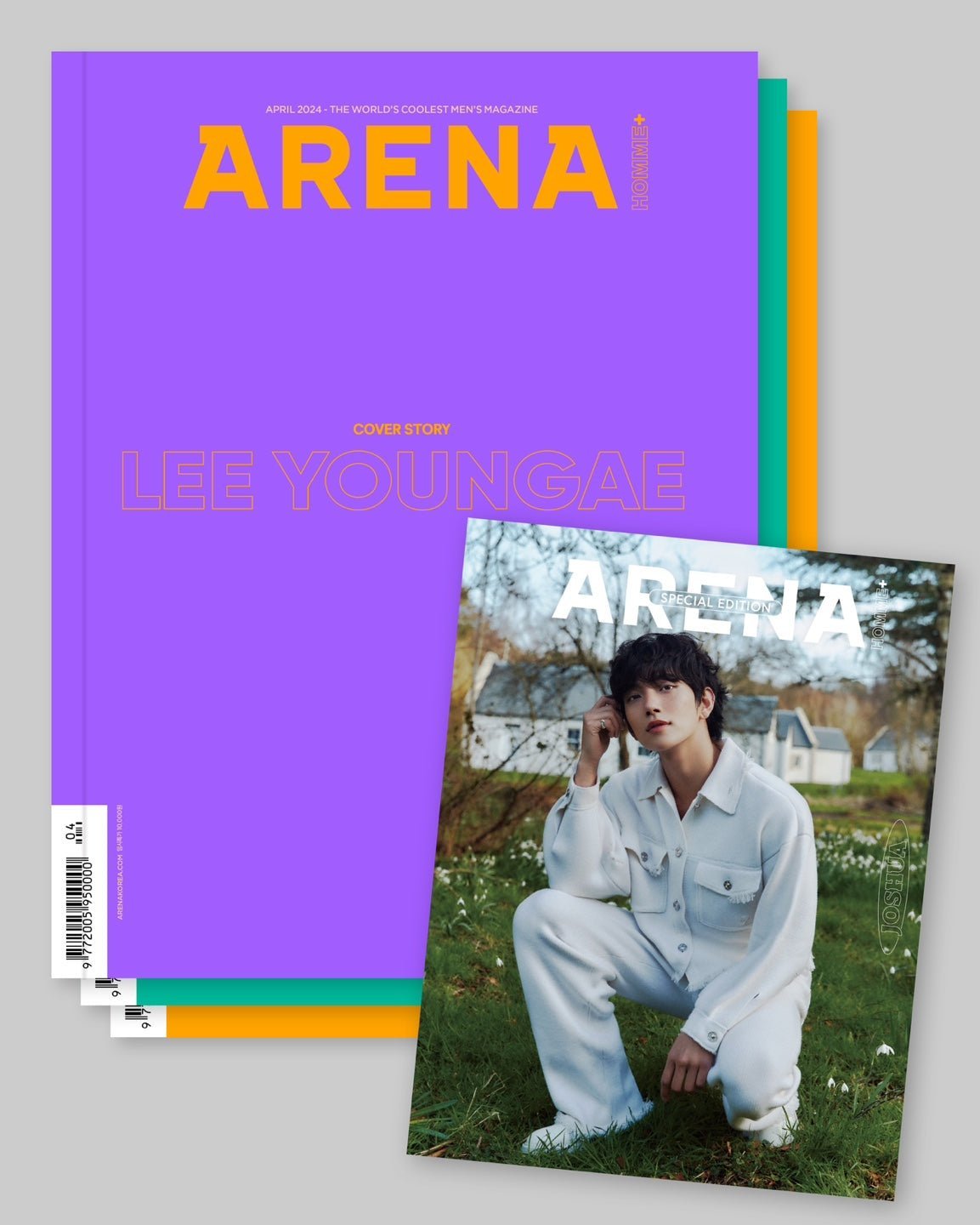 ARENA HOMME+ [2024, S/S] - Cover : Lee Youngae (Booklet : SEVENTEEN JOSHUA) - KPOPHERO