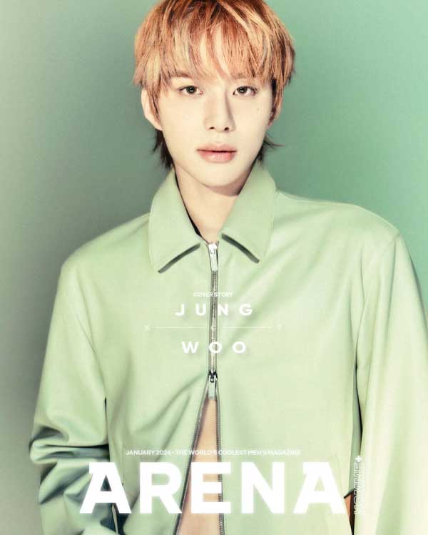 ARENA HOMME+ - [JANUARY. 2024] COVER : NCT JUNGWOO - KPOPHERO