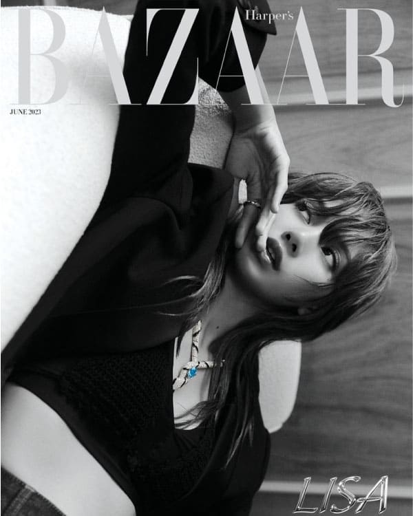 BAZAAR (JUNE, 2023) - COVER : BLACKPINK LISA - KPOPHERO