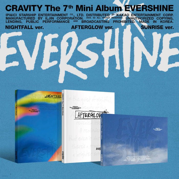 CRAVITY - THE 7TH MINI ALBUM [EVERSHINE] - KPOPHERO
