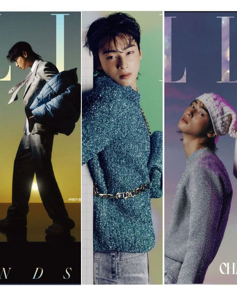 Cha Eun-Woo glorifies January cover for Elle magazine