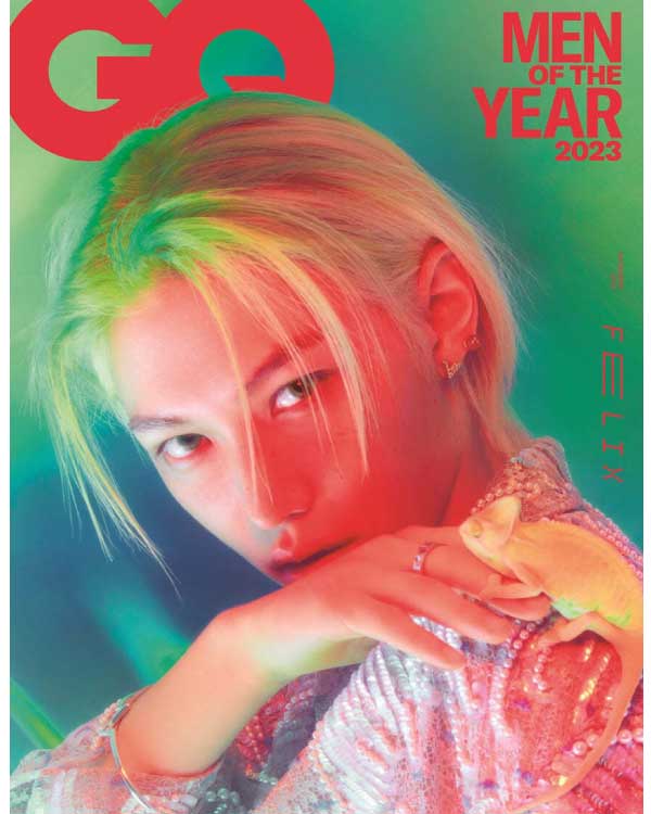 GQ KOREA A TYPE [2023, DECEMBER] - COVER : Stray kids FELIX - KPOPHERO