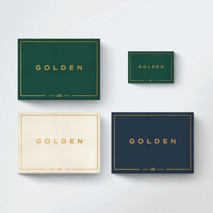 JUNGKOOK - GOLDEN (GOLDEN 3 Versions SET + Weverse Albums Ver.) - KPOPHERO