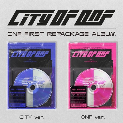 ONF - CITY OF ONF [1ST REPACKAGE ALBUM] SET - KPOPHERO