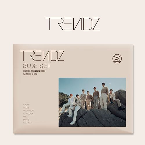 TRENDZ - 1ST SINGLE ALBUM [BLUE SET Chapter. UNKNOWN CODE] - KPOPHERO