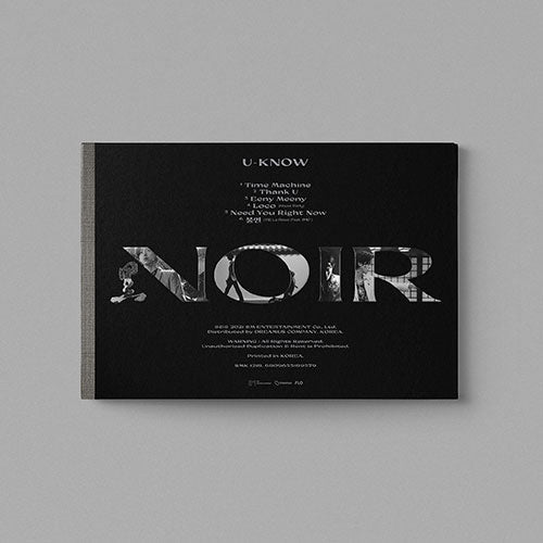 U-KNOW (TVXQ) - NOIR [2ND MINI ALBUM] CRANK UP VER. - KPOPHERO