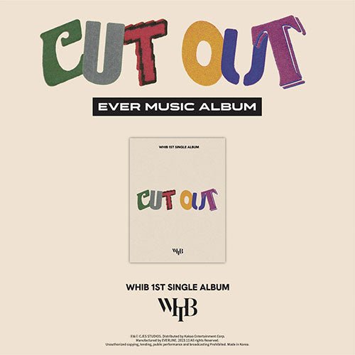 WHIB - 1ST SINGLE ALBUM [CUT-OUT] EVER MUSIC ALBUM Ver. - KPOPHERO